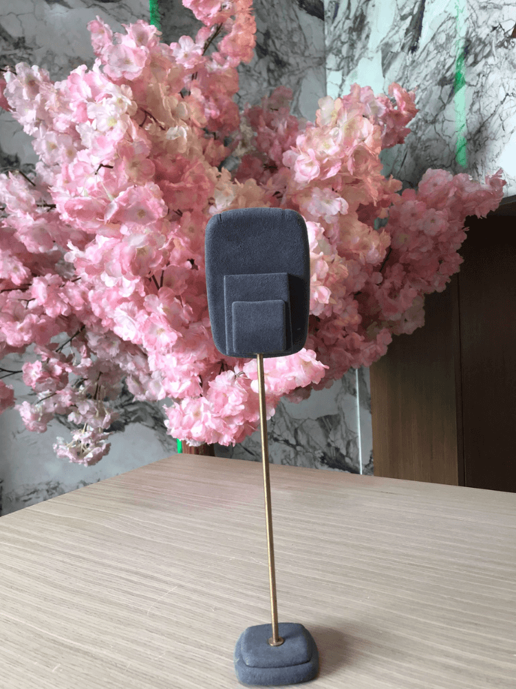 Metal Ayakalı Kolye & Küpe 28 cm