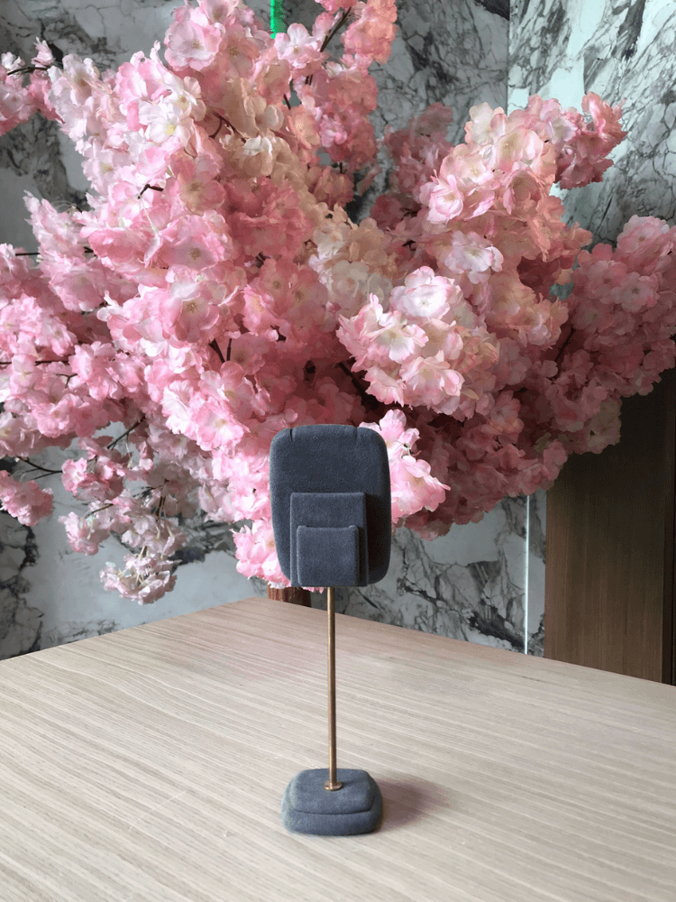 Metal Ayakalı Kolye & Küpe 20cm