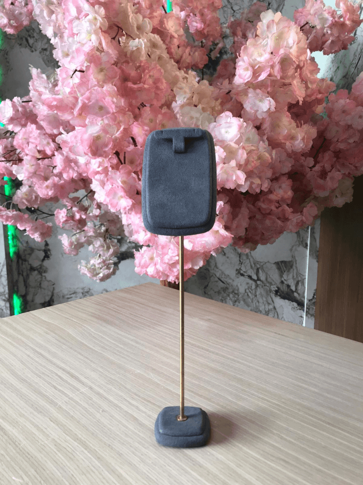 Metal Ayakalı Kolye & Küpe 28 cm