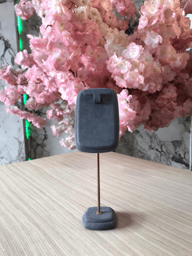 Metal Ayakalı Kolye & Küpe 20cm