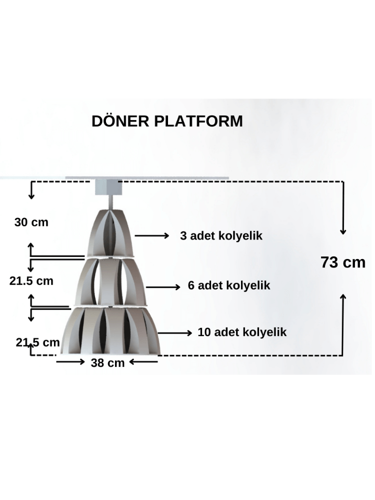 Dekorsuz Döner Platform