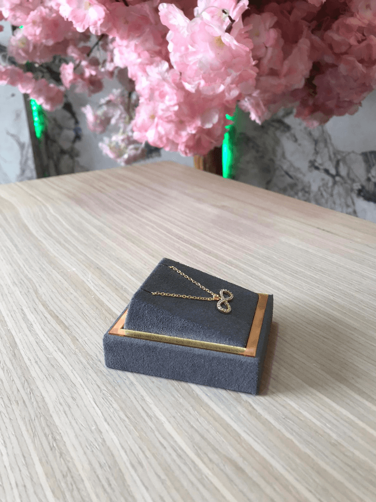 Metal Detaylı Tekli Kolyelik