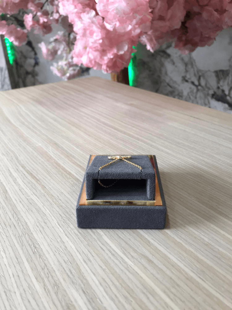 Metal Detaylı Tekli Kolyelik